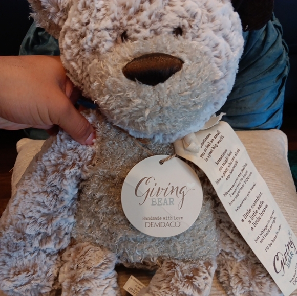 Demdaco Giving Bear Plush Toy - Picture 5 of 5